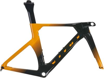 Vitus Auro Disc TT Frameset 2022 - Matte Carbon - Mango, Matte Carbon - Mango